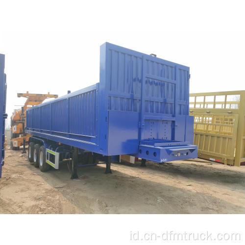 Trailer Semi Kargo Dinding Samping Untuk Dijual